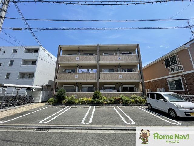 バルコニー　西向きです。