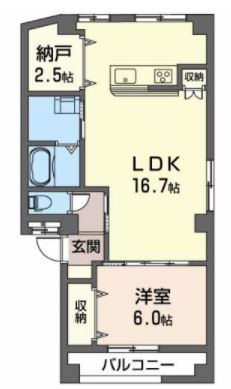 ロイスタ小阪の間取り