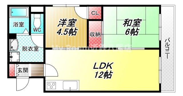 長井マンションの間取り