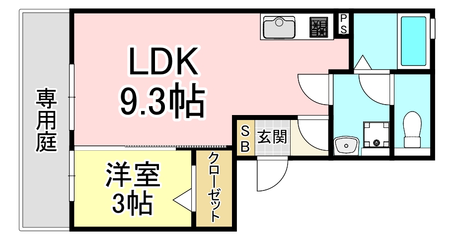 アヴェニュー西神原の間取り