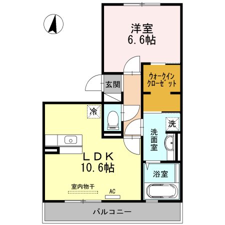 イーストハイムの間取り