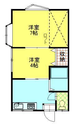 フォレストサイド　Ｄ棟の間取り