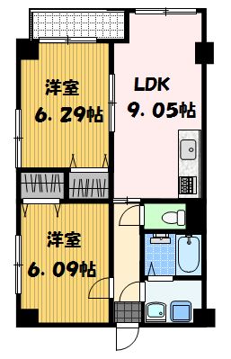 ティーズヴィラの間取り