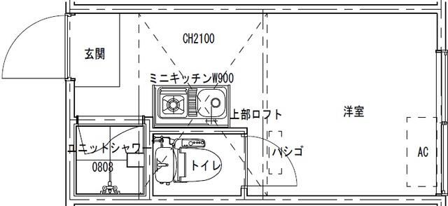 パッソム鵜の木の間取り