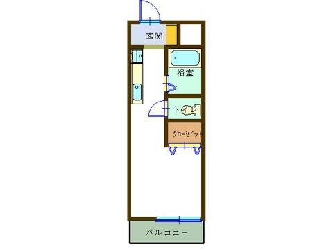 メゾンラベンダー１３番館の間取り