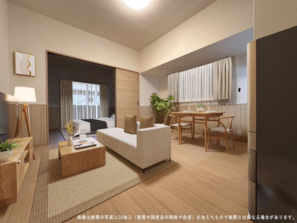 居室・リビング　※一部の画像は実際の写真に家具や調度品をCG合成したものです