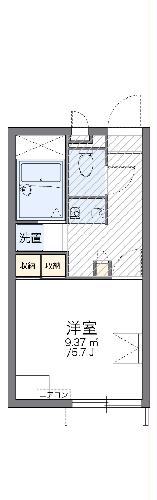 レオパレスカノイヅカの間取り