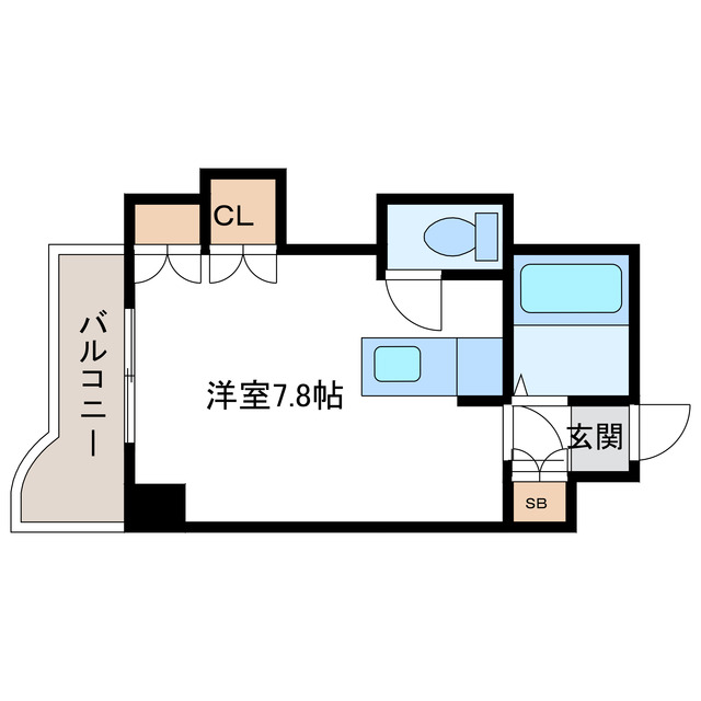 シティハイムN15A棟の間取り