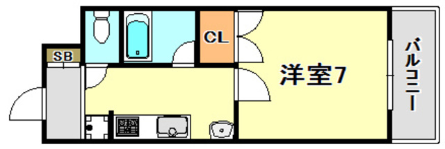 アンピエスＫの間取り