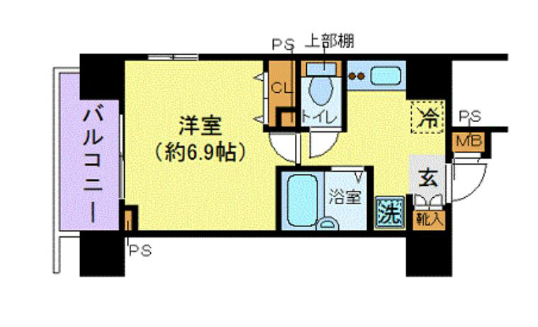 トーシンフェニックス南麻布の間取り