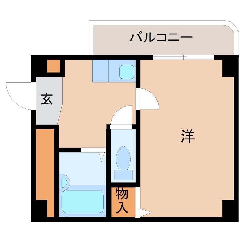 山路ハイツ3の間取り