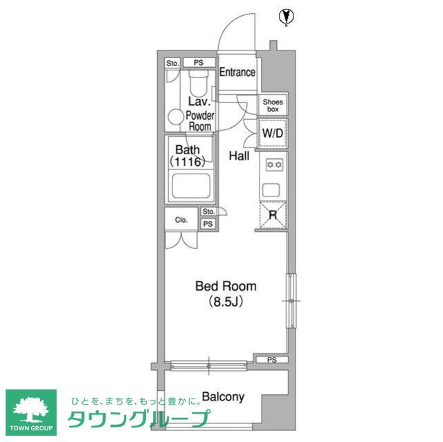 大田区大森北のマンションの間取り