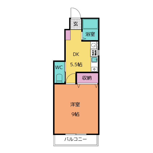 アリビオの間取り