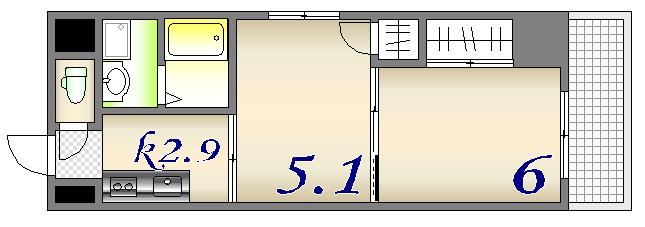 第22やたがいビルの間取り