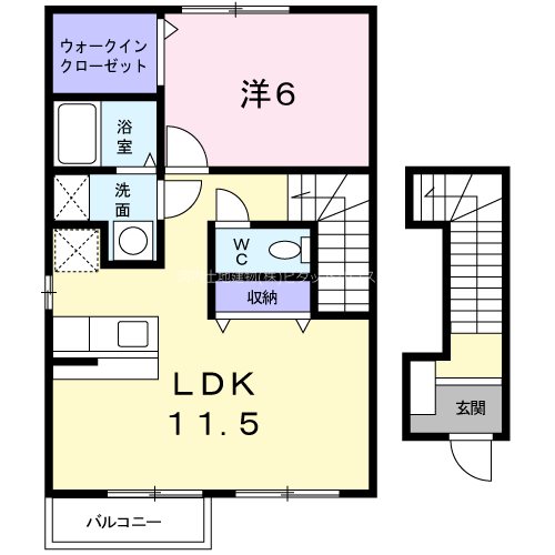 ボヌールパレス 3の間取り