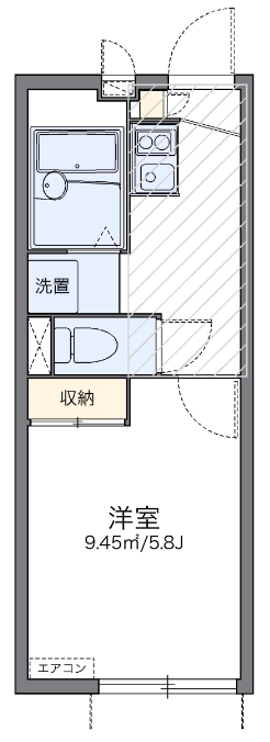 世田谷区経堂のマンションの間取り