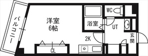 サテラ北３４条の間取り