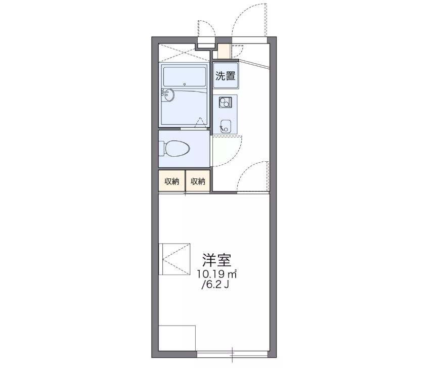 横浜市緑区長津田町のマンションの間取り