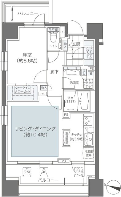 メゾンカルム本郷の間取り