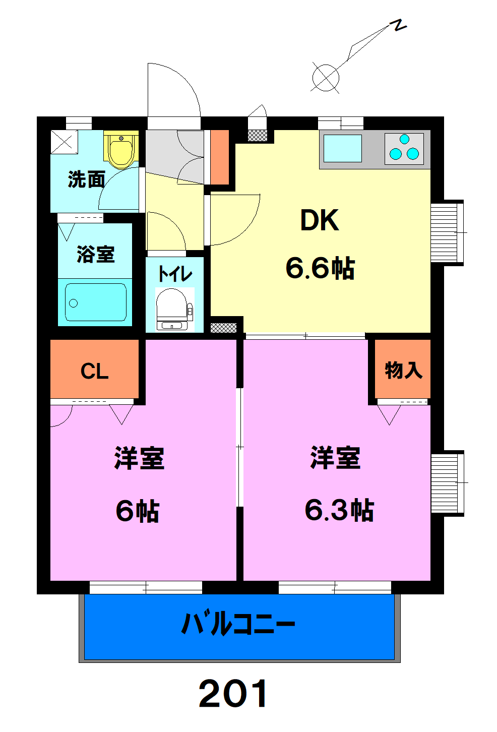 ブリジエの間取り