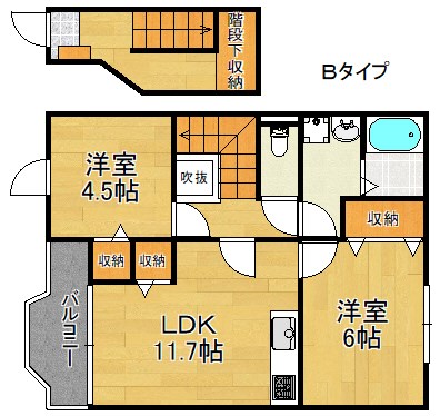 ロマンビビール参番館の間取り