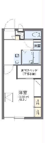 レオパレスティーライフの間取り