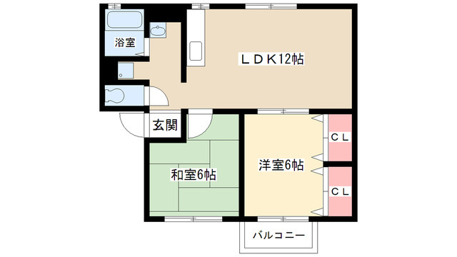 シティハイム サンヒルズの間取り