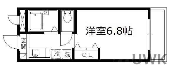 稲井ハイツ北山の間取り