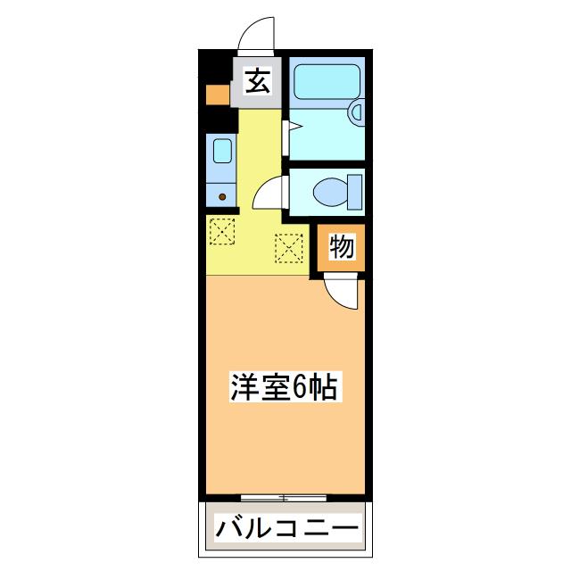 東広島市西条本町のマンションの間取り