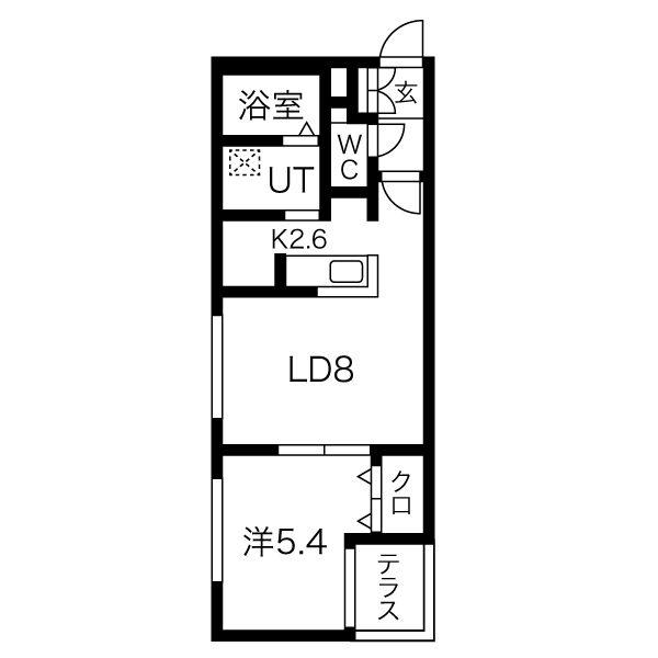 シティレジデンス南8条の間取り