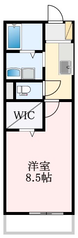 堺市中区八田西町のアパートの間取り