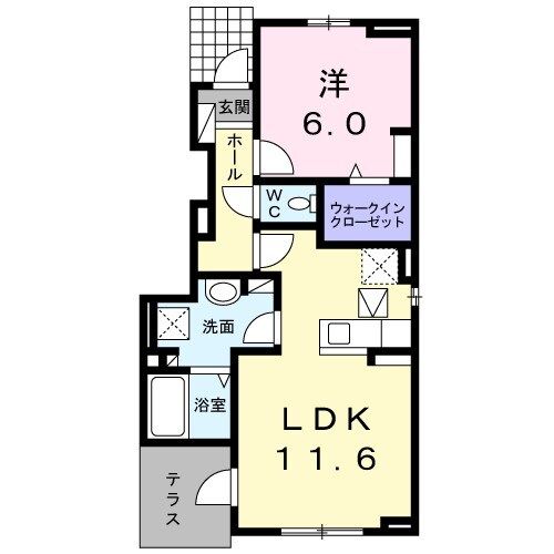 球磨郡錦町大字一武のアパートの間取り