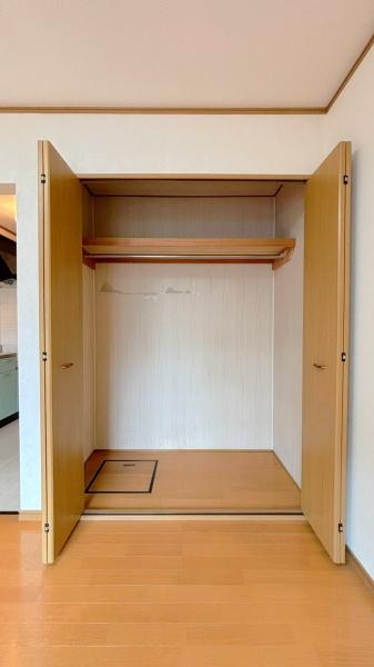 収納　写真は同タイプの別のお部屋のものです。
