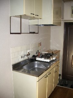 キッチン　ガスコンロ設置可能