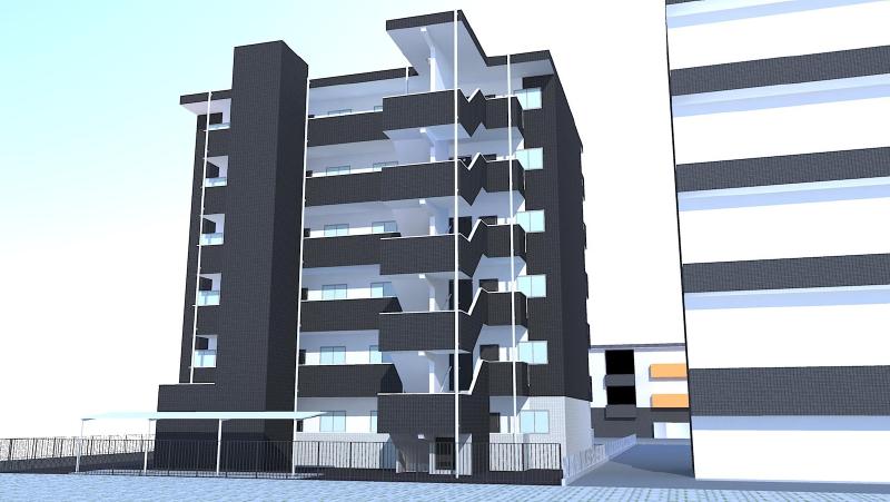 建物外観　完成予想図