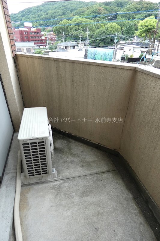 バルコニー　洗濯物もたっぷり干せます！