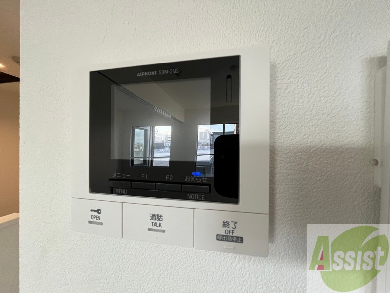 セキュリティ　セキュリティ対策に欠かせないモニタ付インターホンです！