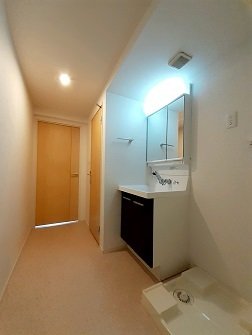 洗面設備　洗面所です