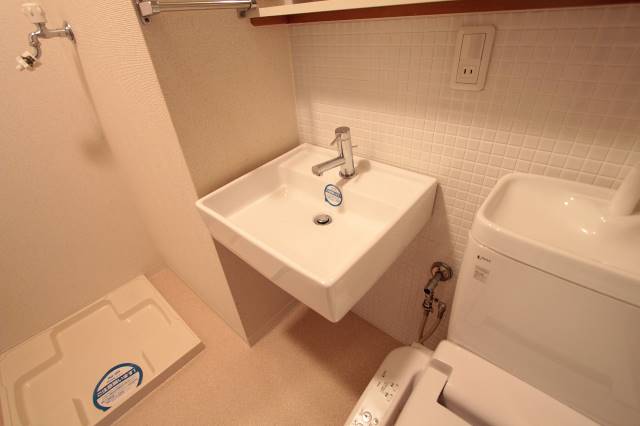 洗面設備　洗面台もあります