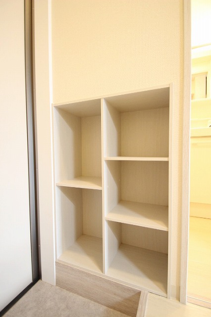 収納　写真は別号室のものです。