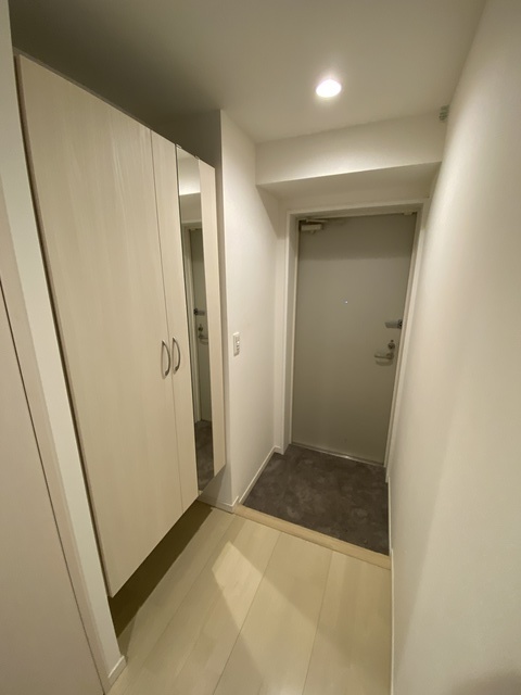 玄関　姿見付きシューズＢＯＸ