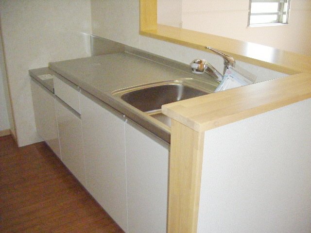 キッチン　ガスコンロ設置可能のキッチンです