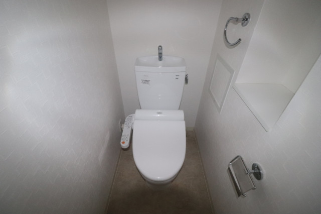 トイレ　快適に使用できる、清潔感にこだわったトイレです。