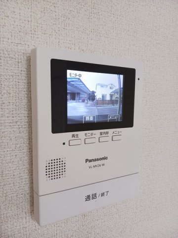 セキュリティ　モニター付きインターホンです