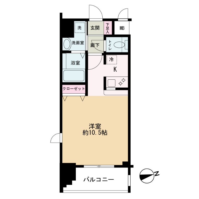 エイペックス上本町の間取り写真
