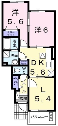 ハイム弥七の間取り写真
