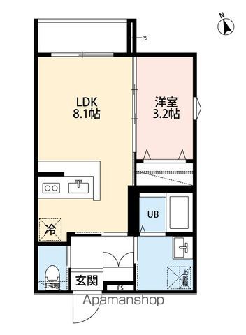 京成金町線 柴又駅 徒歩7分 3階建 築1年の間取り写真