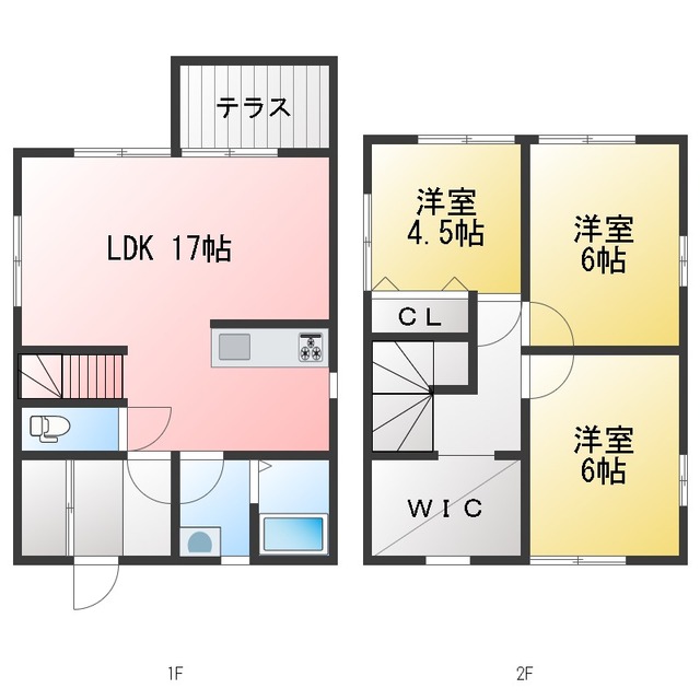 大蔵FLAT A棟の間取り写真
