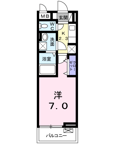 京成本線 公津の杜駅 徒歩15分 3階建 築6年の間取り写真