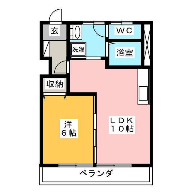 西荘ビルの間取り写真